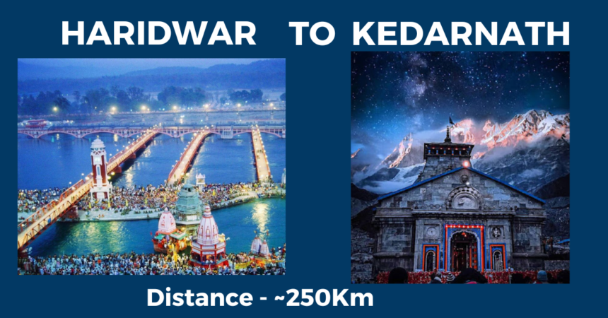 Haridwar To Kedarnath Distance