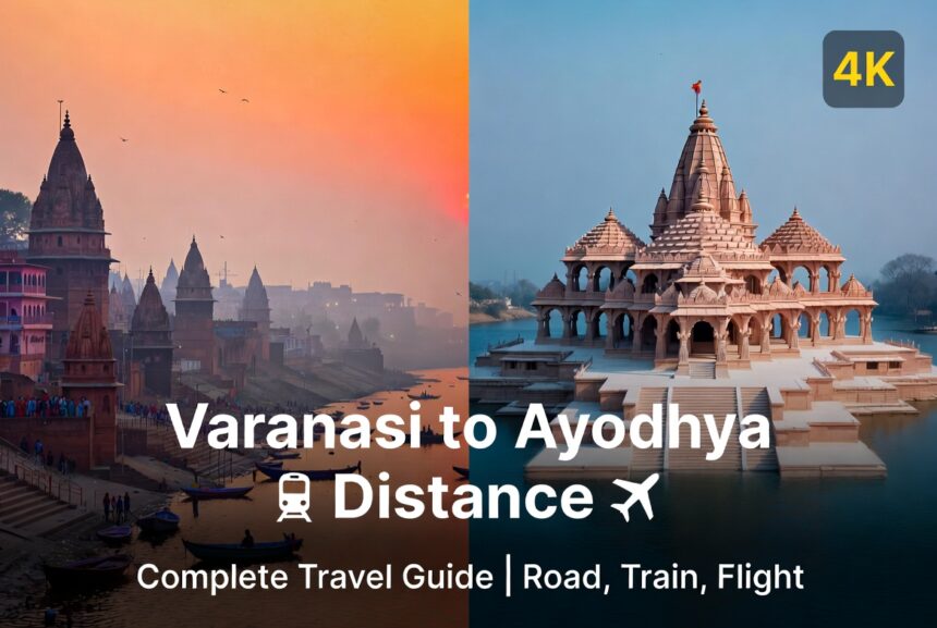 Varanasi to Ayodhya Distance